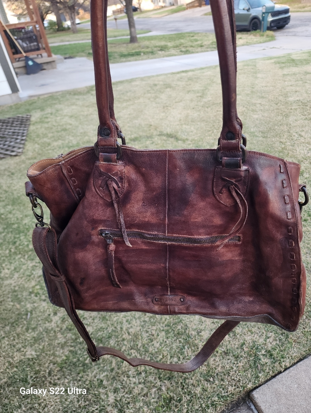 Bed Stu Brown Leather Bag - Picture 10 of 12